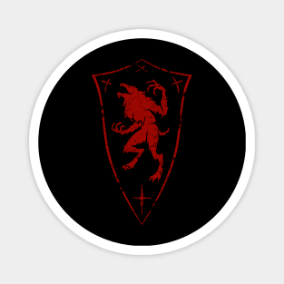 Werewolf Shield Logo Magnet